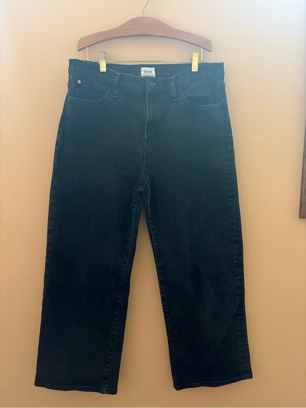 Hudson Jeans Black Wide Leg Flare Jeans 👖